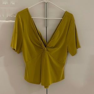 Blouse, loveriche, Large, mustard